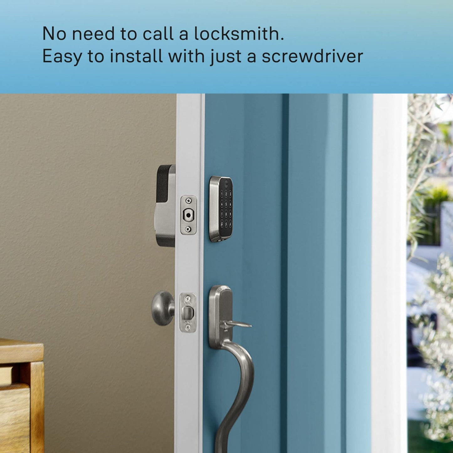 Yale Security Assure Lock 2 Deadbolt, Black Suede Keyed Smart Entry Door Lock with Wi-Fi Connected Keypad for Code Entry and Remote Access, YRD410-WF1-BSP