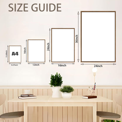 myusuar 3 Piece Large Modern Abstract Canvas Framed Wall Art For Living Room, Midcentury Minimalist Boho Wall Art Decor Posters Prints For Bedroom Office, 12x16in