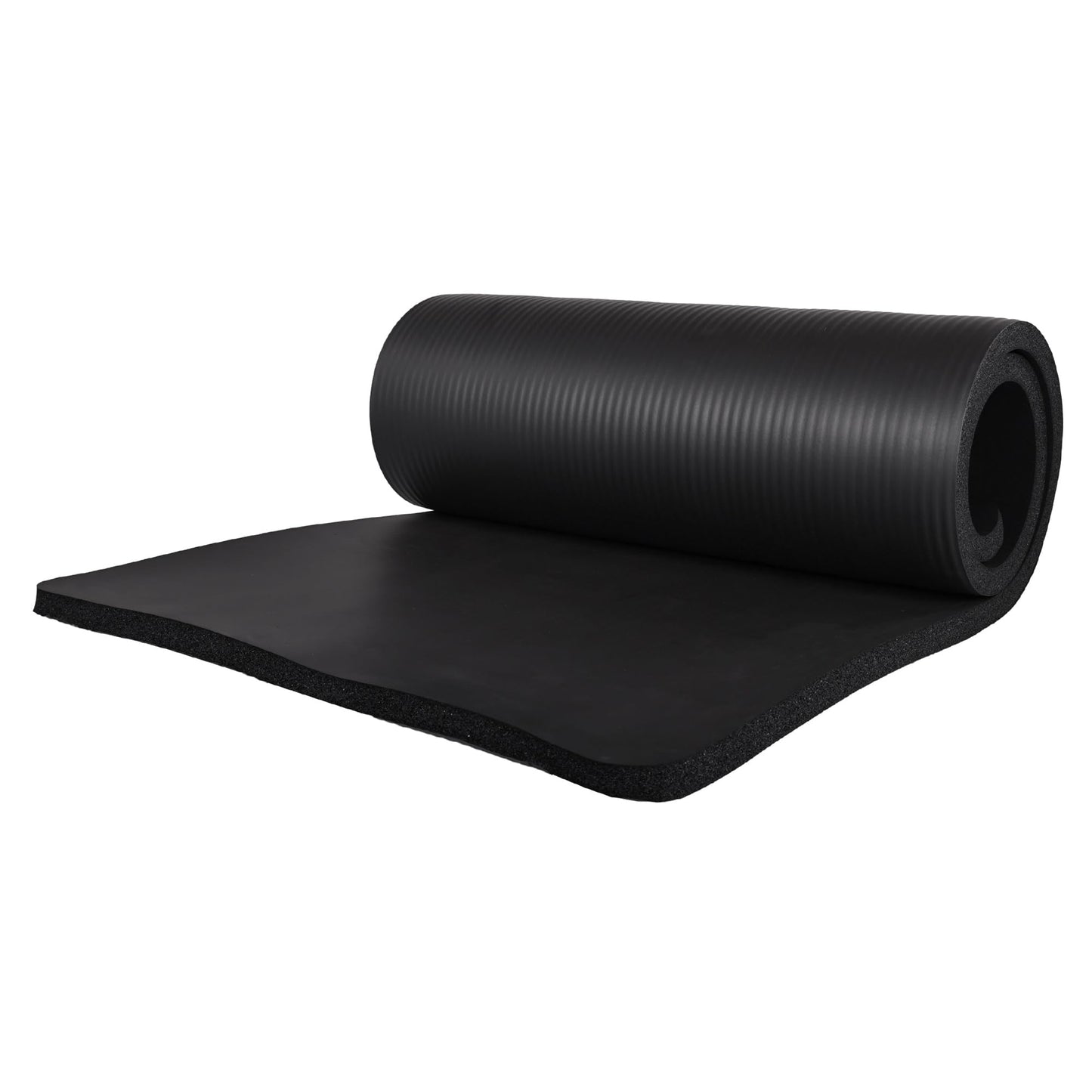 BalanceFrom 7-Piece Yoga Set with 71x24x1 Inches Extra Thick Mat and Carrying Sling – Includes 2 Blocks, Stretch Strap, 2 Towels, and Knee Pad for Home, Studio, and Gym Workouts