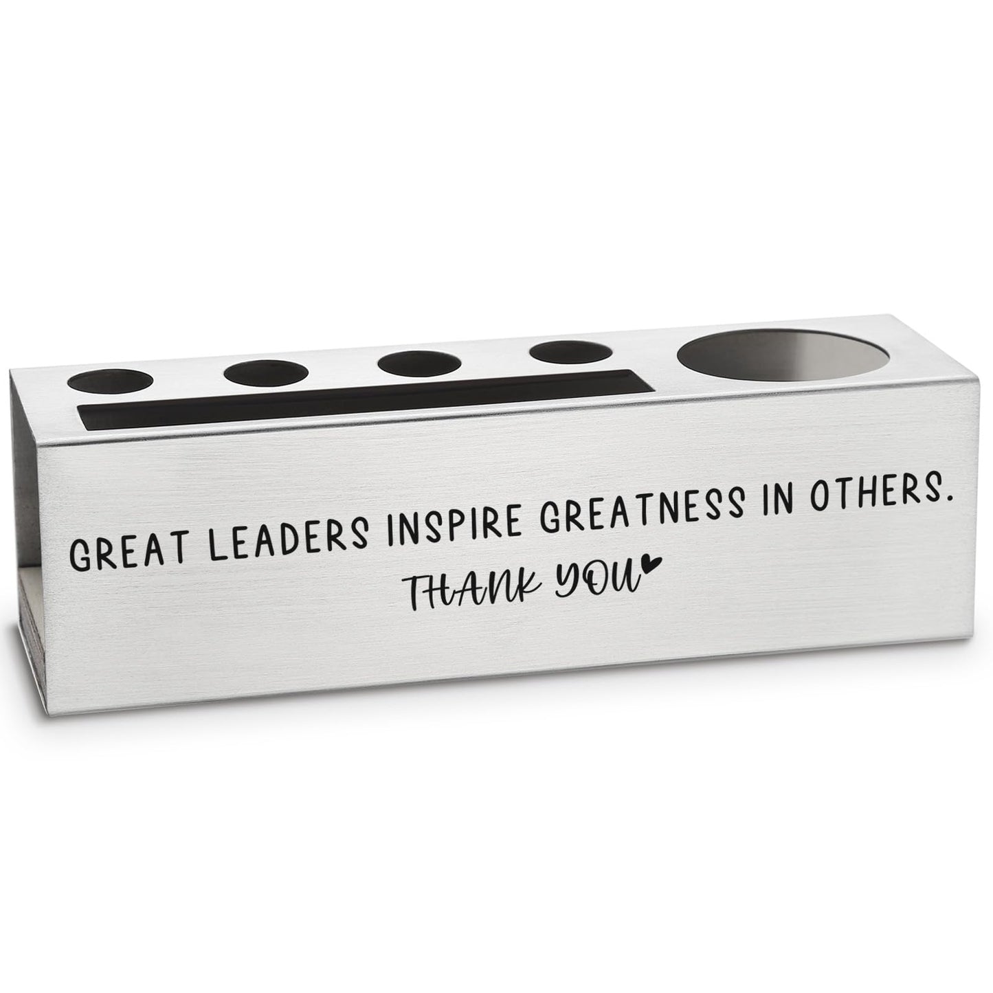 vizuzi Leadership Gifts for Women, Men, Leader Pencil Holder, Leader Appreciation Thank You Gifts, Team Women Leader Boss Day Birthday Gifts Office Cubicle Desk Pencil Holders & Pen Holders Zgg10
