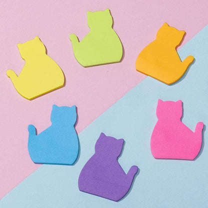 180 Sheets Cat Sticky Notes Set, Cat Lover Gifts for Women, Cute Office Supplies - Desk Accessories for Work, School, Office