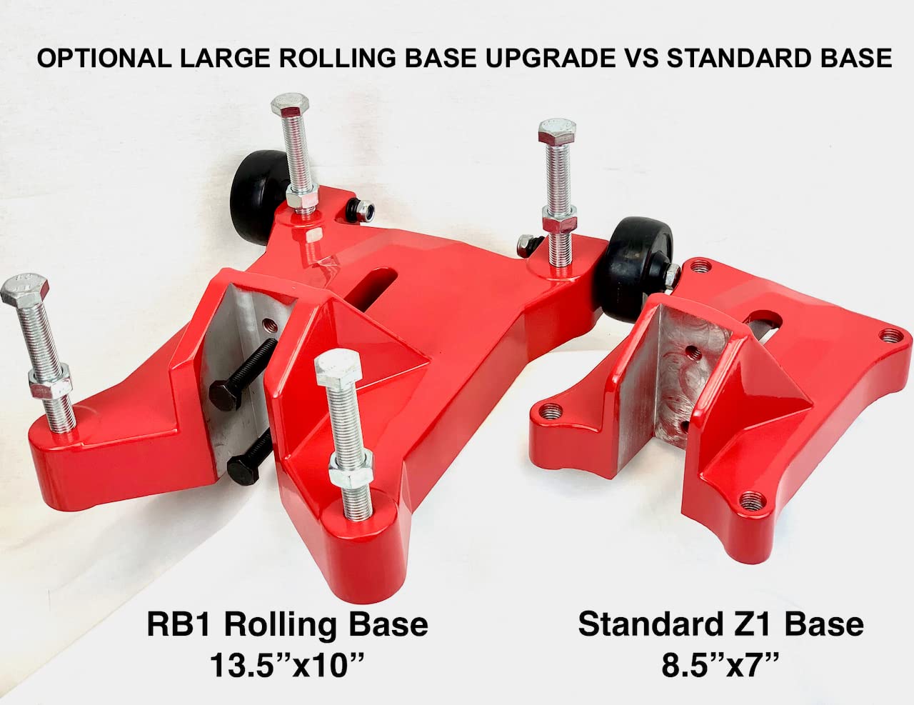 BLUEROCK Model Z1SRB - 4Z1 Core Drill Stand with Large Rolling Base - Concrete Coring - NEW for Model Z1