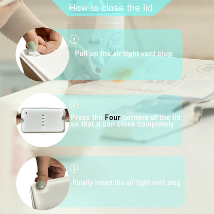 Binoster Original Bento Box Lunch Box Japanese Style 2 Layer Food Containers with Utensils Spoon and Fork Bundle Divider Salad Box for Men Women(White)