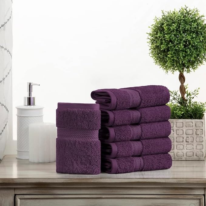 Superior Solid Egyptian Cotton Face Towel Set