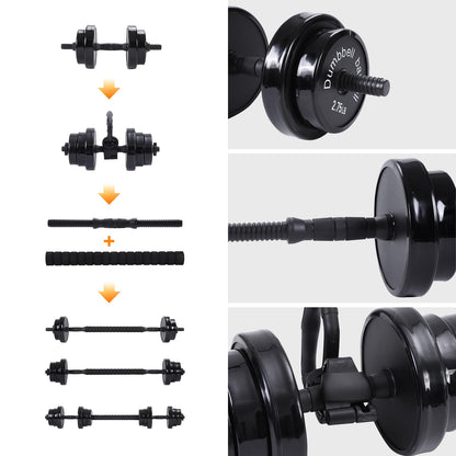 Nice C Weights, Dumbbell Set, Kettlebells, Adjustable Dumbbells, Barbell Weight Set, 20-40-50-70LB 3-in-1 set, Non-Slip, All-purpose