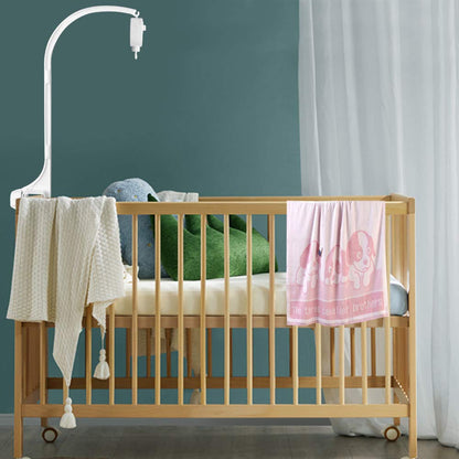 AIFUDA 25 Inch Baby Cot Mobile, Musical Cot Mobile for Babies Infant Crib Mobile for Nursery Decor Bed Bell Holder with Rotating Music Box