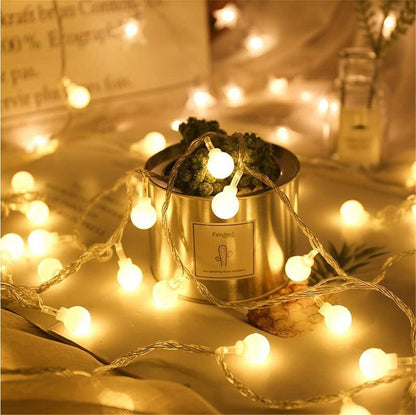 White Mosquito Net Bed Canopy, Bed Cover with 100 LED String Lights, Oversized Hanging Queen Bed Cover Bed Curtain Net for Infants, Kids, Girls or Adults, Double Bed
