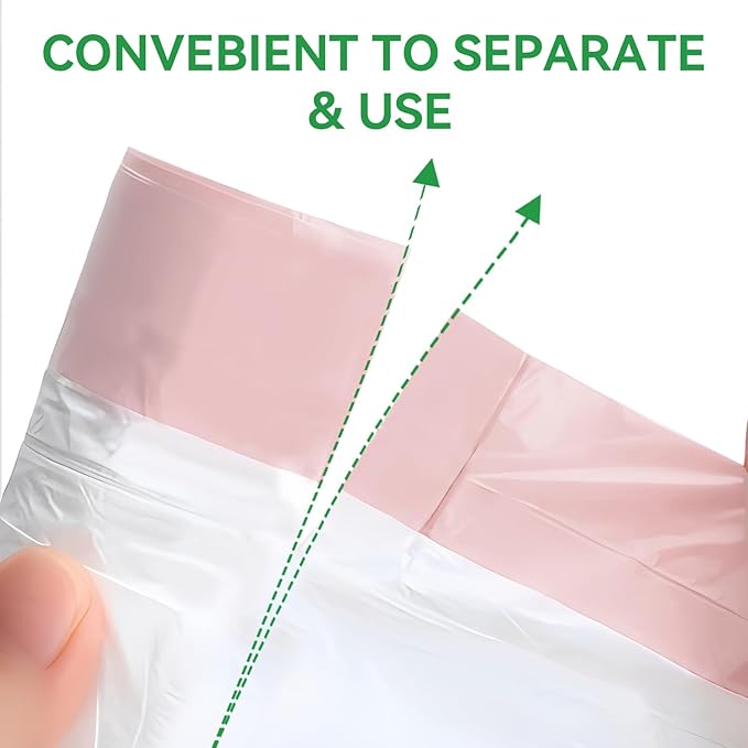 13 Gallon Trash Bags Drawstring, 63x70cm Size