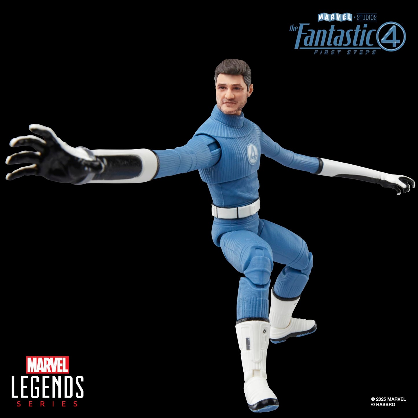 Marvel Legends Series Mister Fantastic Action Figure, Fantastic Four, Blue