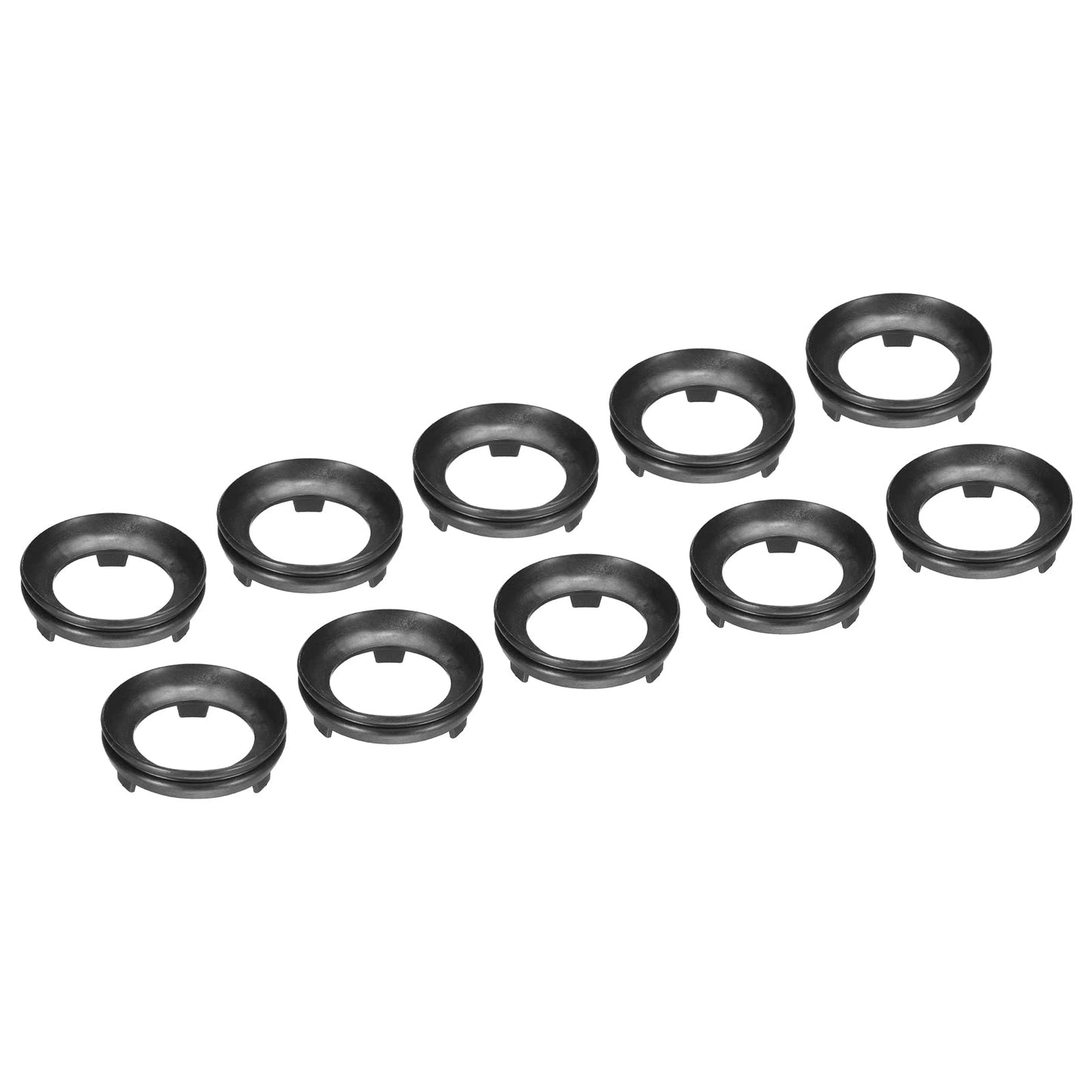 MECCANIXITY Ball Stand Holders Displays Base Diameter 7.5cm Black for Crystal Ball Stone Pack of 10