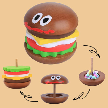 Fun Coasters Set for Drinks,Novelty Burger Coasters for Coffee Table,DIY Wooden Coasters for Drinks,,Cup Mat Wood Cup Lips,Gift for Housewarming,Birthday,Table Decor