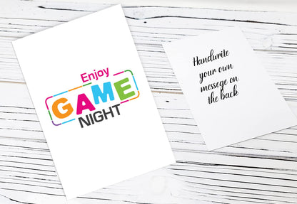 The Ultimate Game Night Gift Baskets for Family, Kids, Teens & Adults | Playing Cards & Snacks & Candy Gift Box for Teenage Birthday | Great Family Games & Movie Night or college, care package