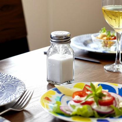 Salt and Pepper Shakers Set Clear Glass, Kitchen Gadgets Cooking Table