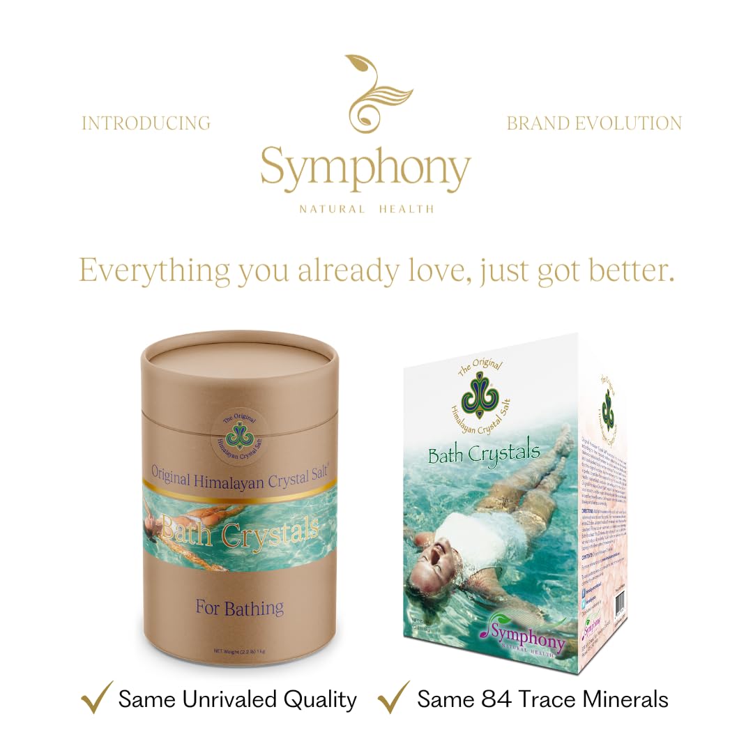 Original Himalayan Crystal Salt - Bath Salts for Hydration, Detox and Relaxation Bathing (35.27 Ounce (Pack of 1))