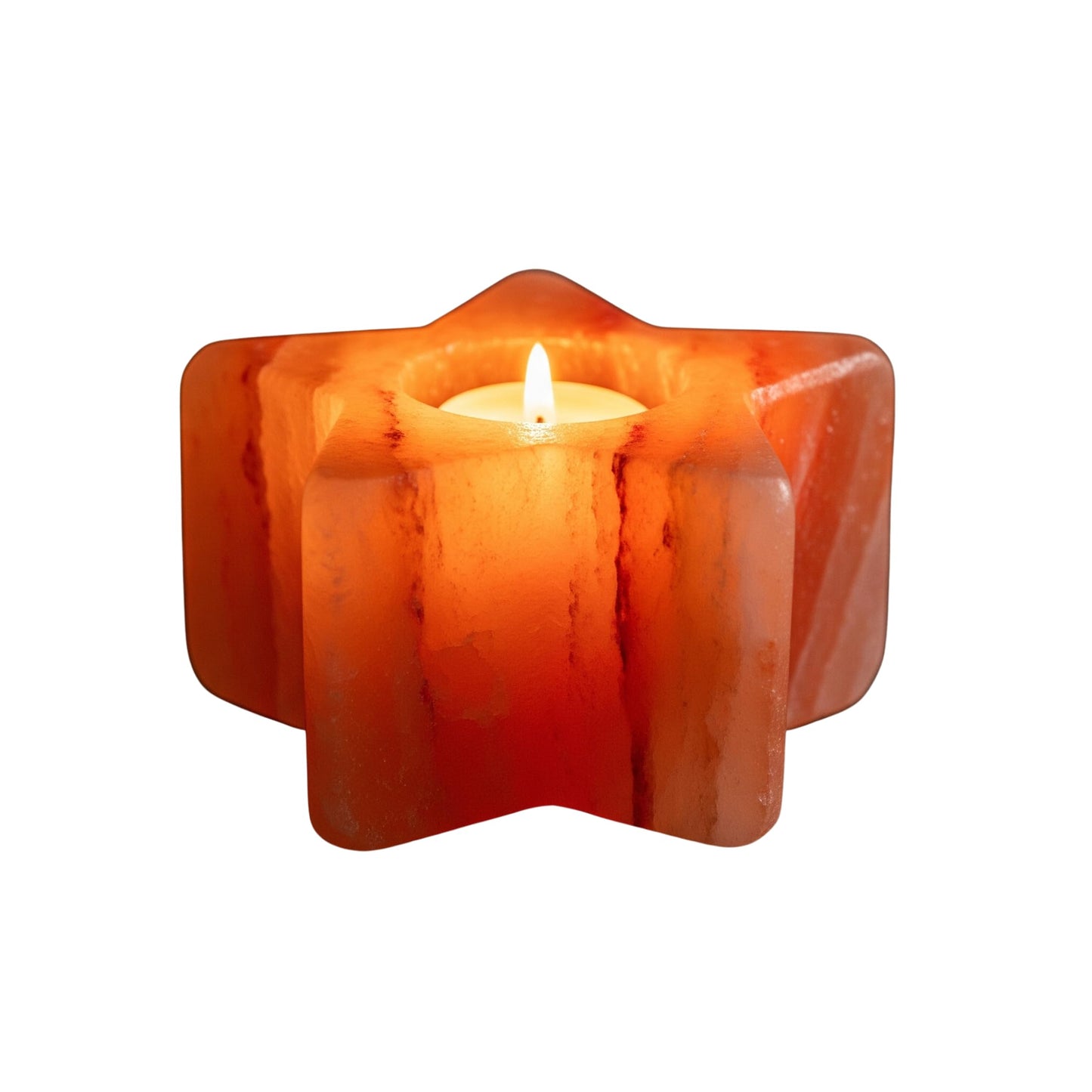 2 Tealight Candle Holders Star Shaped, 5x5x2, 2.5 lbs Each