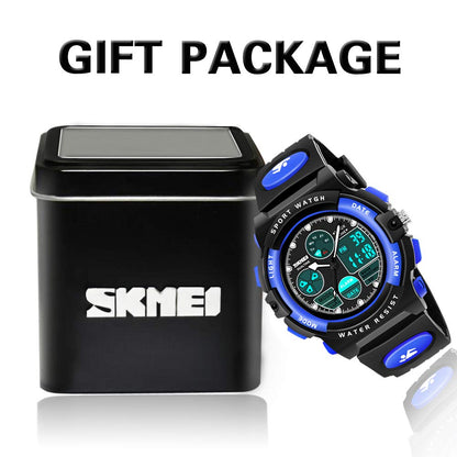 Sport Watch Toys for 3-12 Year Boys, Waterproof LED Wrist Watches With Alarm for Kids Easter Birthday Presents, Stocking Fillers Gifts for 6-15 Year Boys