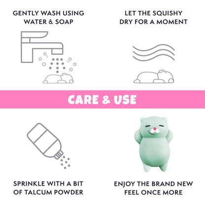 Nutty Toys Squishy Cat Set - 2" Soft Silicone Kawaii Kitties, Top Stress Relief Toy 2025 Unique Gifts for Teens Kids Women Men Adults Best Teenage Girls Teen Boy Tween Christmas Stocking Stuffers Idea