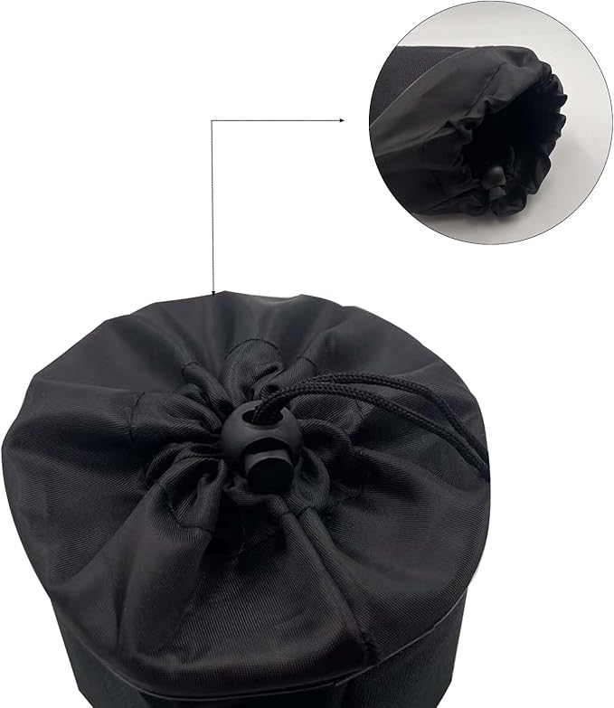 Mesh Clothespin Bag with Drawstring, Hanging Laundry Pin Storage Organizer