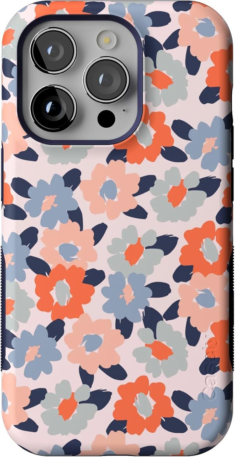 Casely iPhone 14 Pro Case | Opposites Attract | Day & Night Mountains | Compatible with MagSafe | Bold Protective Design