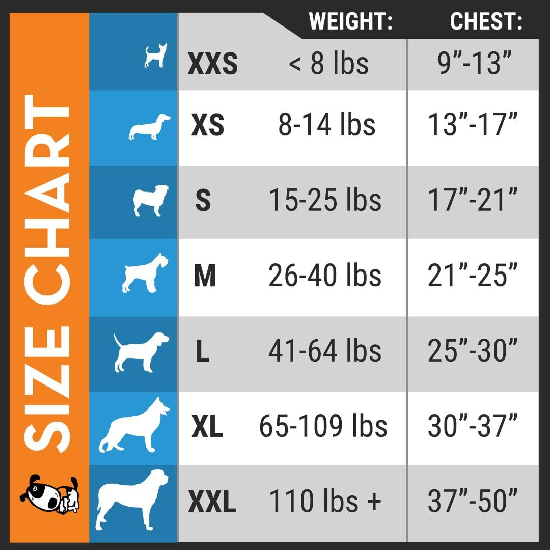 Thundershirt mens Pettorina Anti Ansia per Cani ThunderShirt Classic Dog Anxiety Jacket Heather Gray XX Small, Grey, XXS UK
