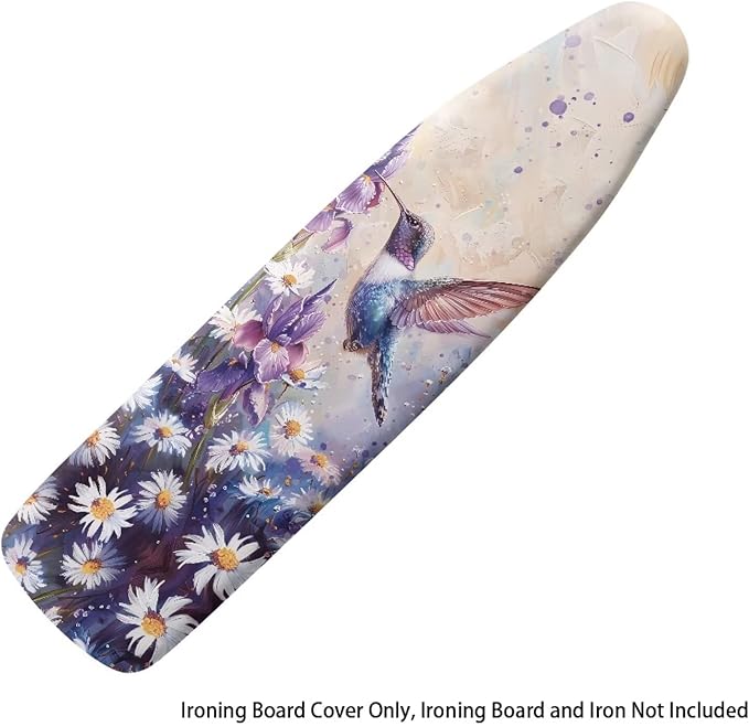 Daisy Bird Ironing Board Cover Resist Scorching Cover Heavy Duty Padded Iron