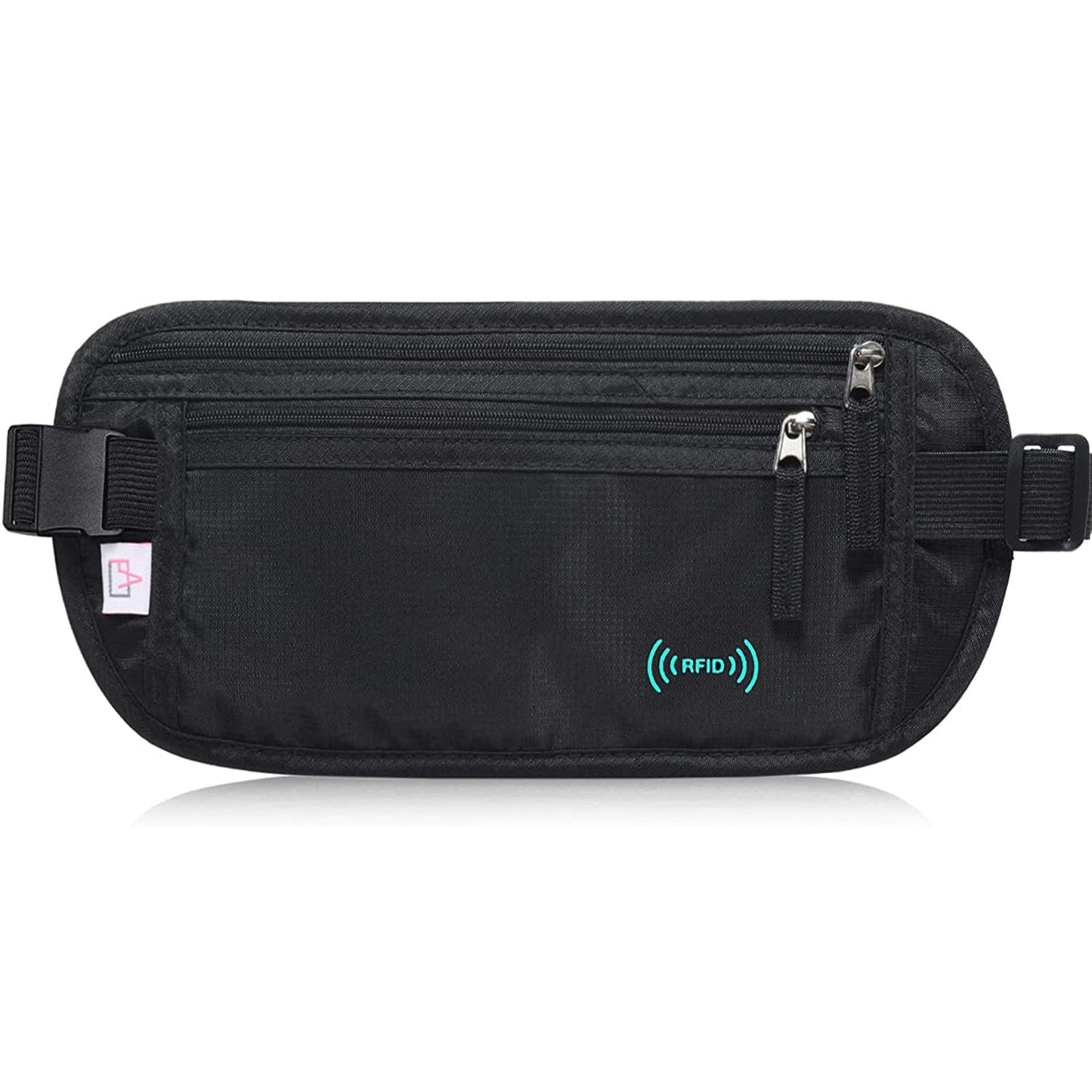 Passport Holder - Money Belt Secure Hidden Travel Wallet Undercover Fanny Pack with RFID Blocking
