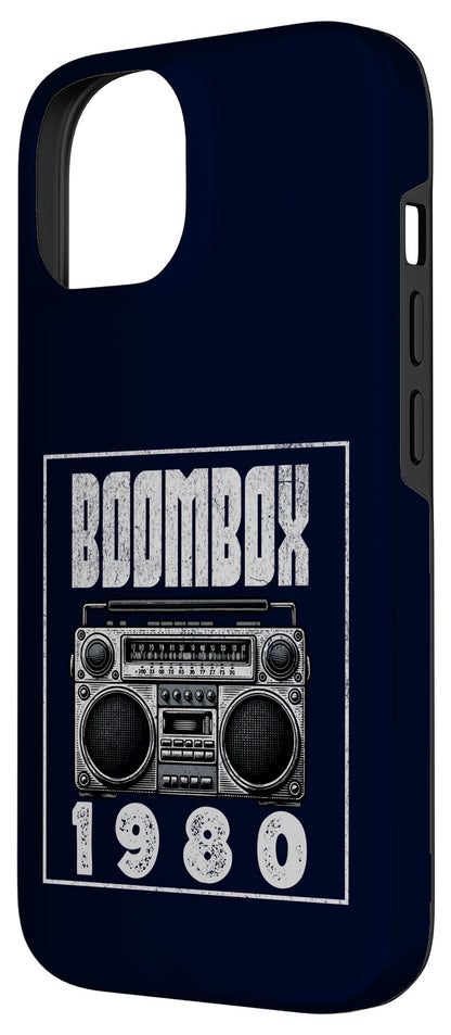 Boombox CD Player Cassette Audio AM FM Radio 1980 Birthday Case for iPhone 14