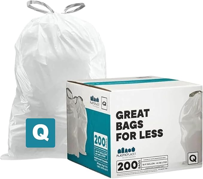 Plasticplace Custom Fit Trash Bags Compatible