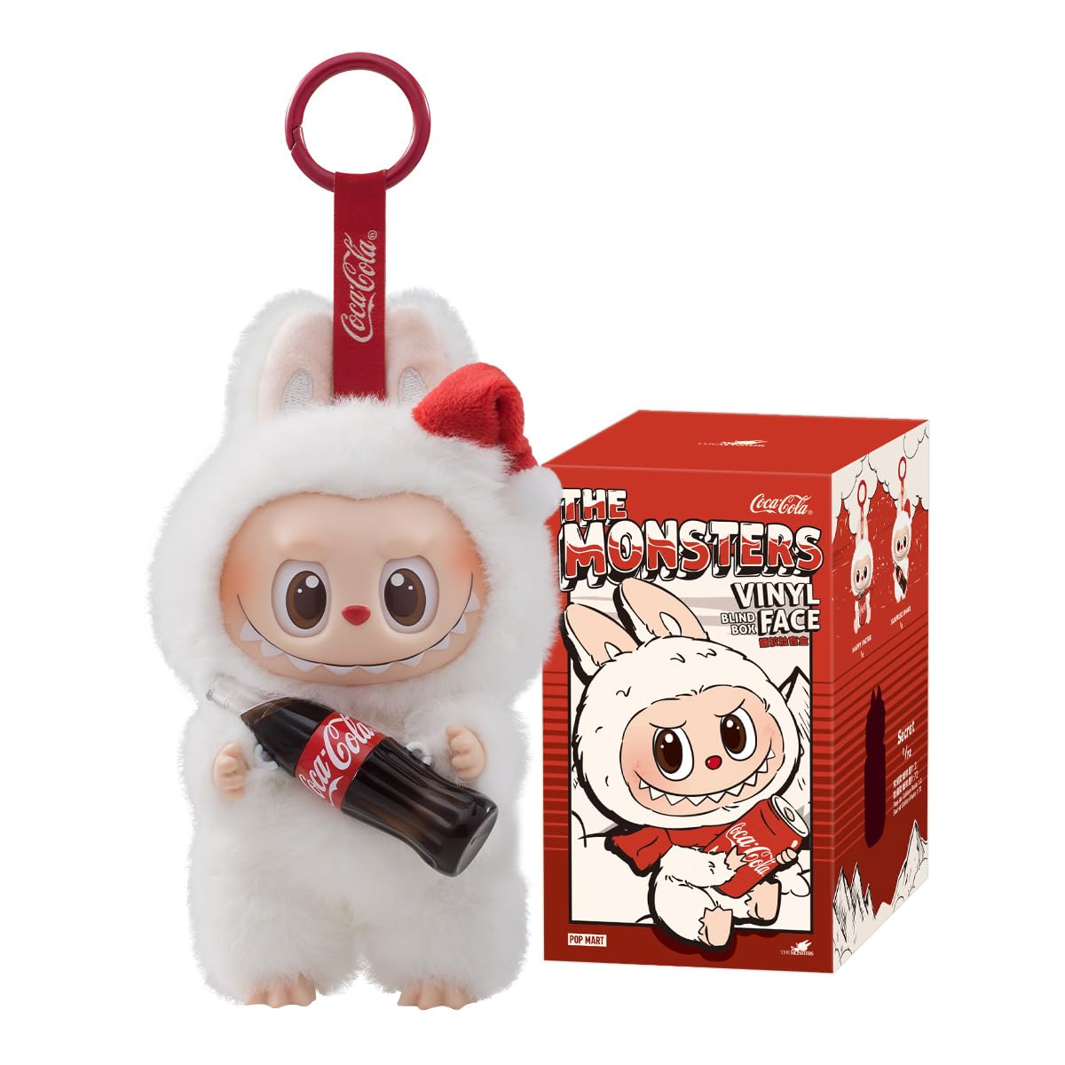 POP MART THE MONSTERS COCA-COLA SERIES-Vinyl Face 1Box Exclusive Action Figure Box Toy Popular Collectible Art Toy Cute Figure Creative Gift, for Christmas Birthday Party Holiday