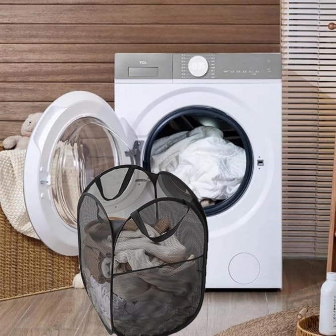 2 Packs Mesh Pop up Laundry Hamper