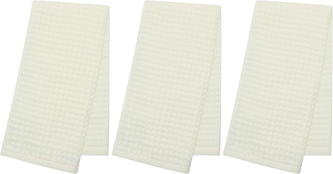Mia's Dream Premium Cotton Waffle Bathroom Towel Set, 3 Pack Quick Drying
