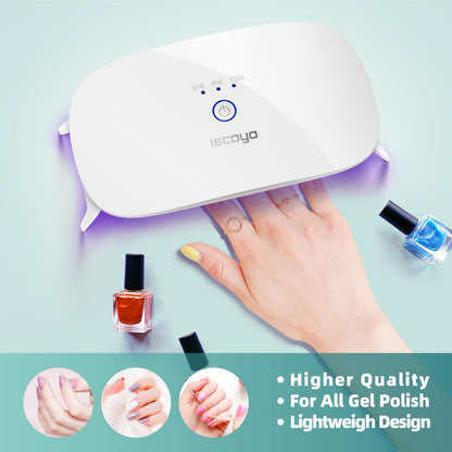 ISTOYO UV Light for Resin, Large Size Dual Wavelength and High Energy Value, UV Lamp for Curing Resin Molds, Jewelry Making, DIY Craft