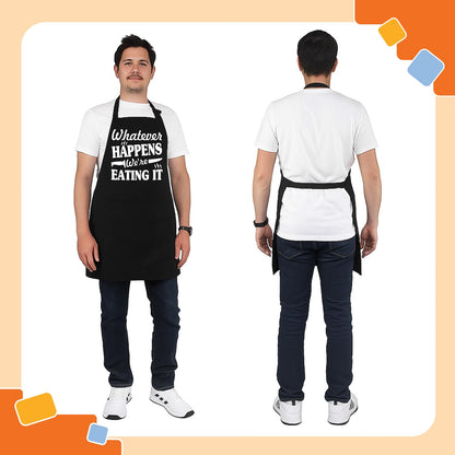 NewEleven Christmas Gift For Men, Dad, Husband, Him - Aprons For Men With Pockets - Funny Gifts For Men, Dad, Husband, Boyfriend, Him, Brother, Uncle - Grill Cooking BBQ Kitchen Chef Apron