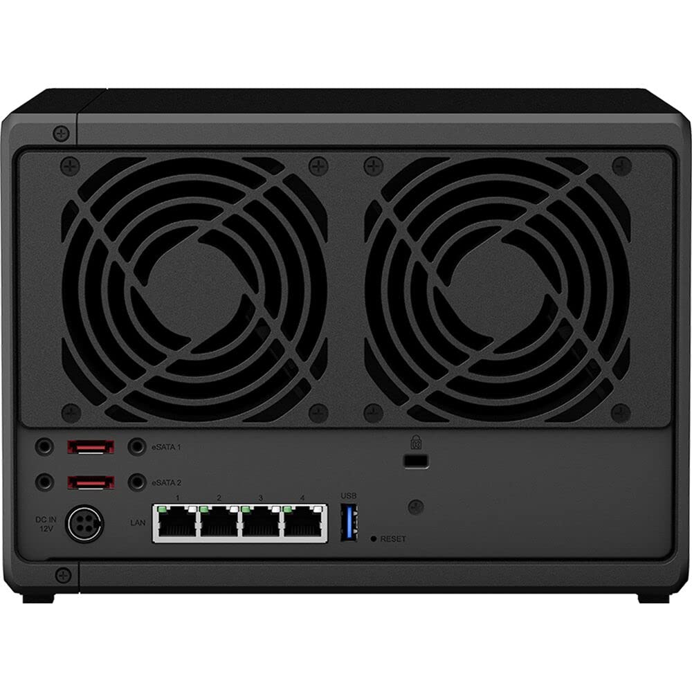 Synology DiskStation DS1520+ NAS Server for Business with Celeron CPU, 8GB DDR4 Memory, 1TB M.2 SSD, 5TB SSD Storage, DSM Operating System