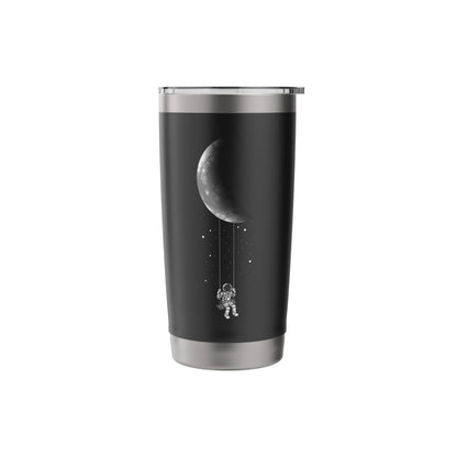 Moon Swing - Stars Galaxy Astronaut Universe Space Stainless Steel Insulated Tumbler