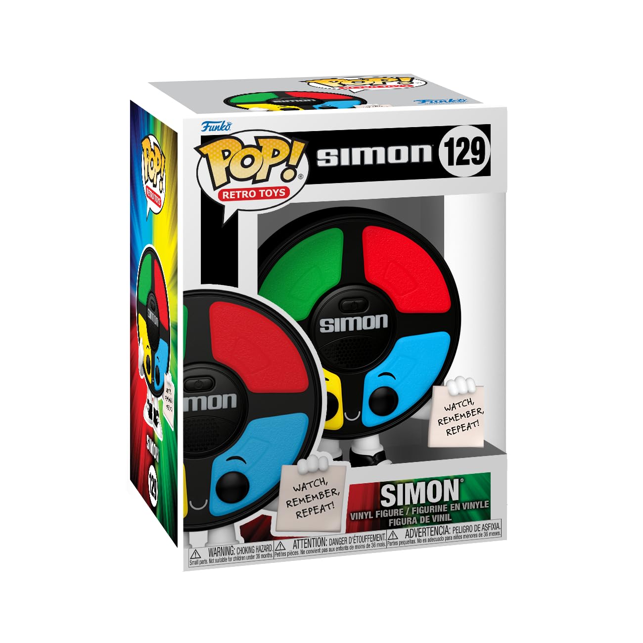 Funko POP! Vinyl: Simon - Logo - Simon - 1/6 Odds for Rare Chase Variant - Glow in The Dark - Collectable Vinyl Figure - Gift Idea - Official Merchandise - for Kids & Adults - Ad Icons Fans