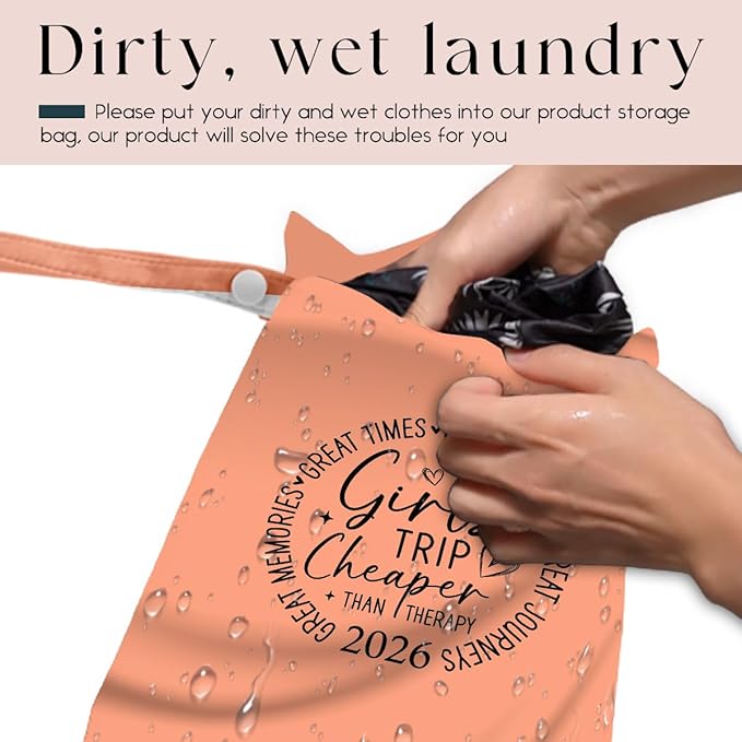 Girls Trip Gifts Wet Dry Bag, Beach Bag Wet Bag Favors,