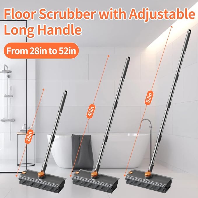 3 in 1 Floor Scrub Brush, Floor Scrubber