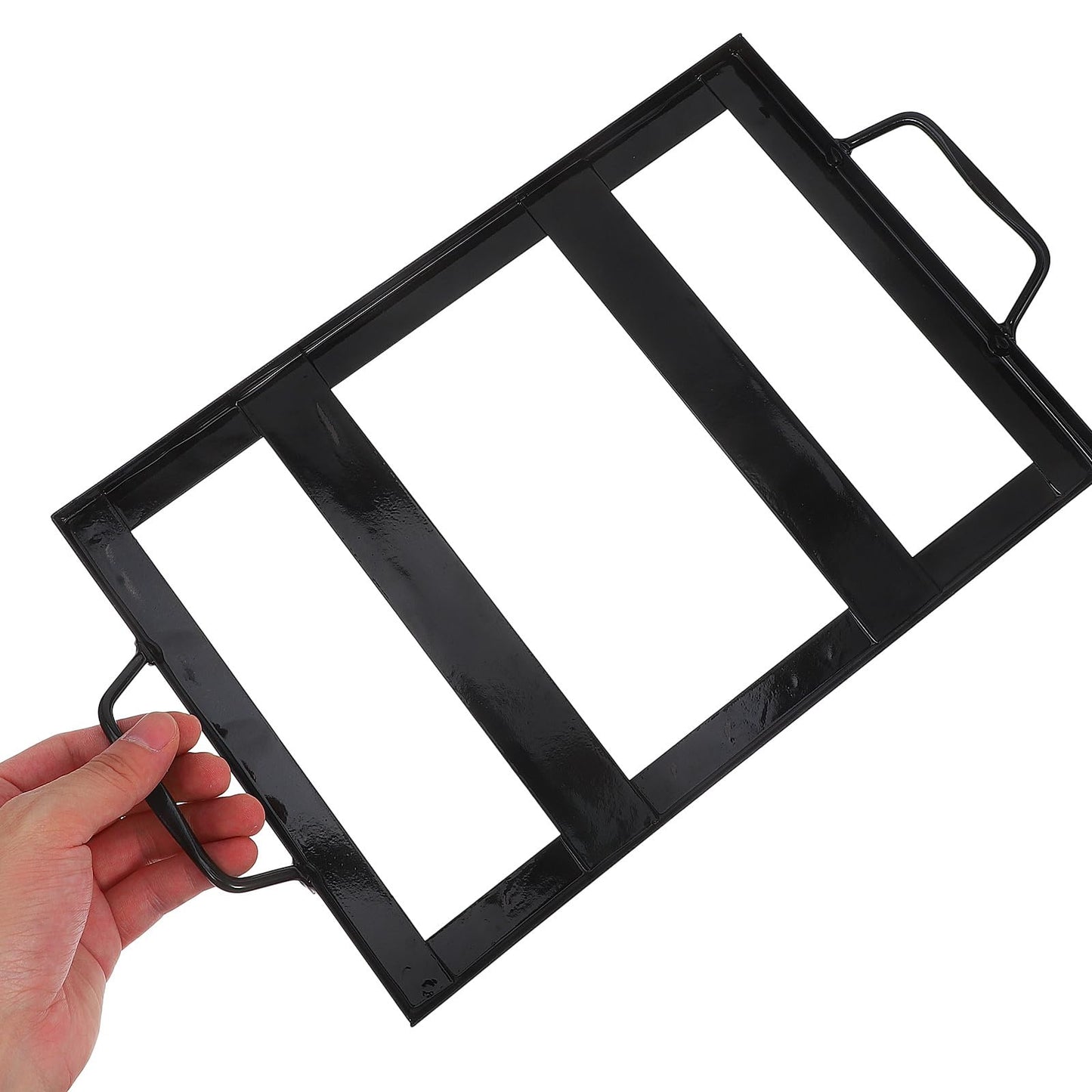 Yardwe Salt Block Holder Rack 12.40X8.42In Stainless Steel Salt Plate Stand for Grilling Barbecue Cooking Accessories Outdoor Picnic Use