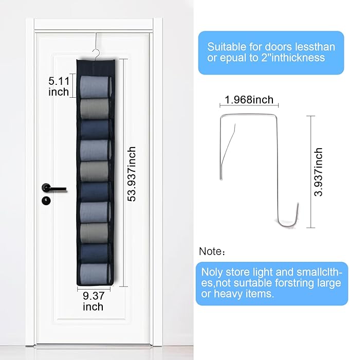 2-Pack Hanging Organizer for Closet