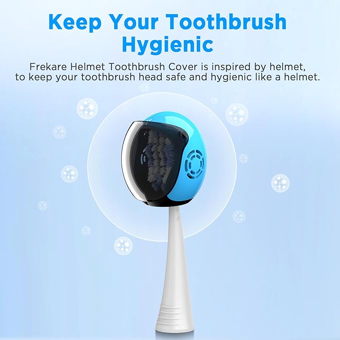 Helmet Toothbrush Covers Caps, Fits Most Manual and Electric Tooth Brushes