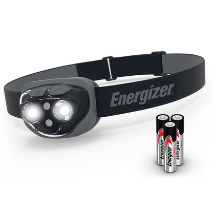 Energizer PRO-360 LED Headlamp, IPX4 Water Resistant Headlamps, High-Performance Head Light for Outdoors, Camping, Running, Storm, Survival LED Light for Emergencies (Batteries Included)