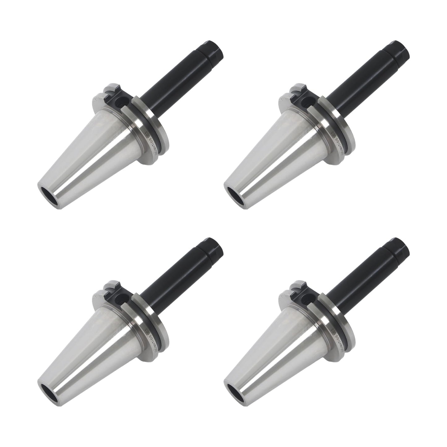 4pc CAT40 ER11 4" Collet Chuck Tool Holder Balanced G2.5 20000RPM for CNC Chucks or Brackets of Drilling Machines, Milling Machines