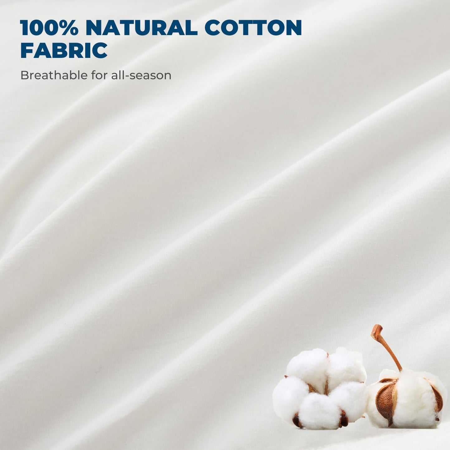 ROSE FEATHER Goose Down Feather Mattress Topper, RV King Down Mattress Protector Cover with Straps, Plush Soft Fluffy Baffled Pillowtop Featherbed Cooling Pad All-Season Luxury (72x80 Inch)