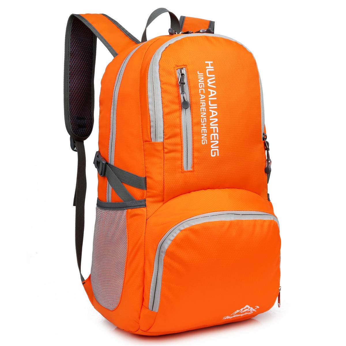Crenze 45L Lightweight Foldable Backpack Travel Hiking Daypack, Men Women Durable Handy Waterproof Rucksack for Camping Walking Cycling Climbing