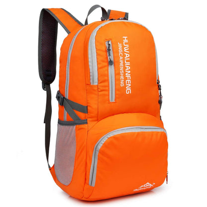 Crenze 45L Lightweight Foldable Backpack Travel Hiking Daypack, Men Women Durable Handy Waterproof Rucksack for Camping Walking Cycling Climbing