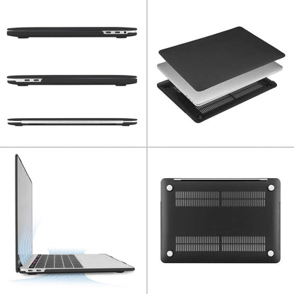 MOSISO Compatible with MacBook Pro 13 inch Case 2025 2024 2023 2022-2016 M2 M1 A2338 A2289 A2251 A2159 A1989 A1706 A1708 with/without Touch Bar, Plastic Hard Shell Case Cover, Black