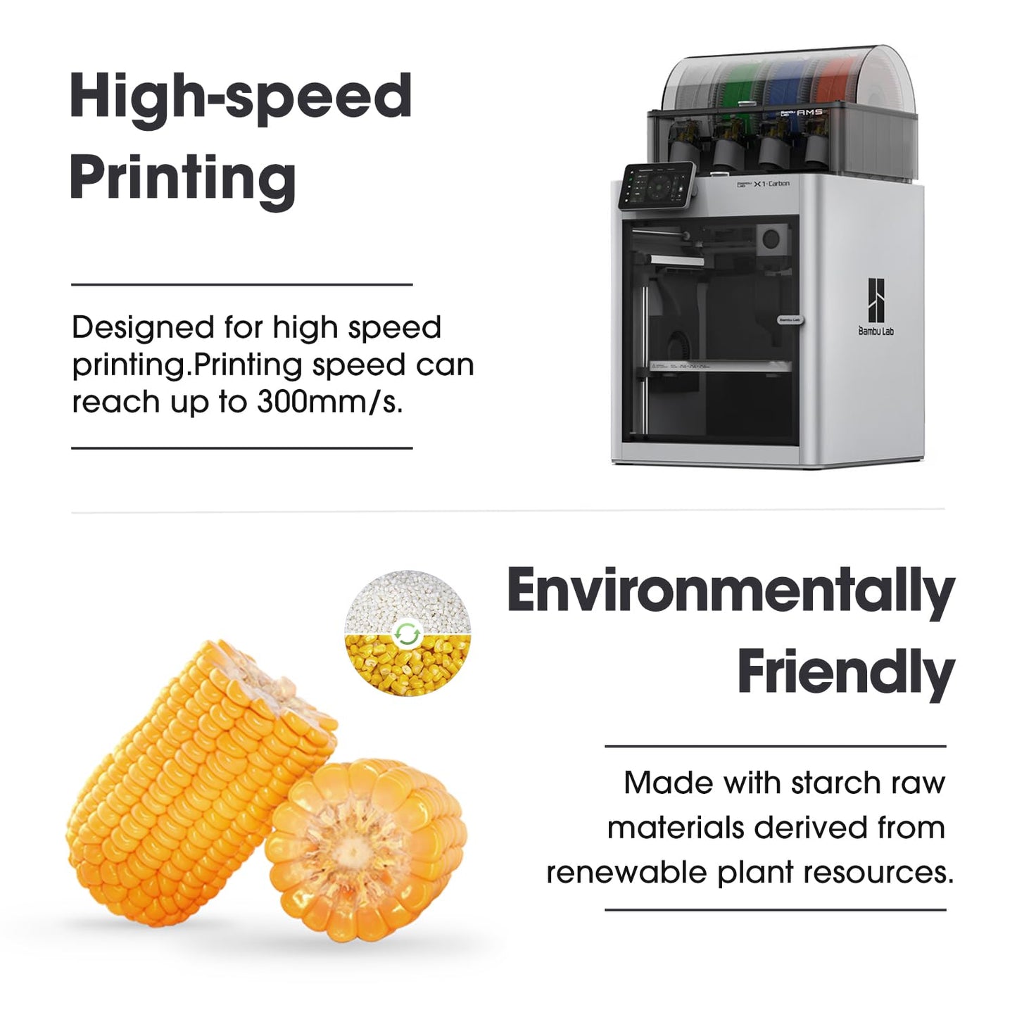 eSUN PLA Filament 1.75mm, PLA Basic Dimensional Accuracy +/- 0.05mm, 1KG Spool (2.2 LBS) Speedy Filament for 3D Printers,Black