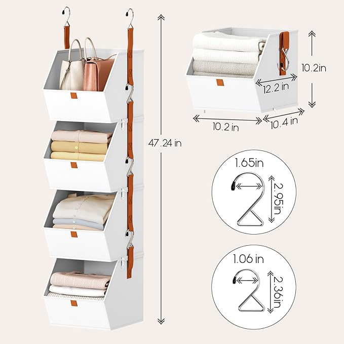 Hanging Closet Organizer 4 Tier
