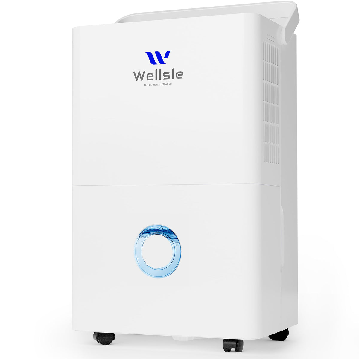 Wellsle 4500 Sq.ft Dehumidifier for Basement and Garage, 80 Pints Home Dehumidifier with Drain Hose and Water Tank, Quiet Dehumidifiers for Bedroom, Living Room, Office.